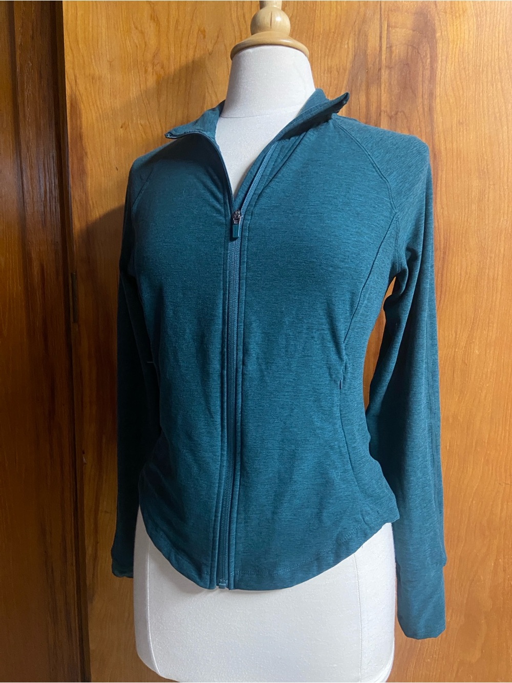 DANSKIN Teal Full-Zip Women’s Active Jacket MED New